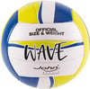 Ein Volleyball mit der Aufschrift WAVE und dem John Sports Logo.
