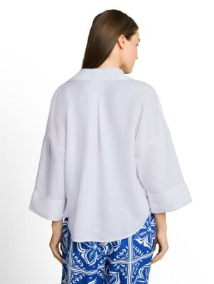 Tom Tailor Loose Fit W.Line női 3/4-es blúz
