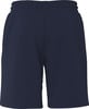Marineblaue Shorts mit elastischem Bund und grünem Detail an der Seite.