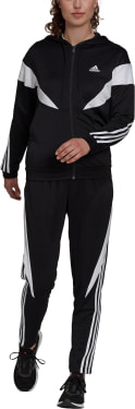 Colorblock Trainingsanzug mit Kapuze