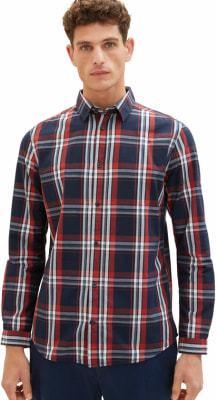 Tom Tailor TOM TAILOR Checked Shirt férfi póló