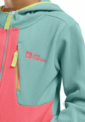 Jack Wolfskin Actamic Grid Midlayer mit Kapuze