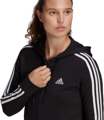 adidas Essentials French Terry 3-Stripes női kapucnis felső