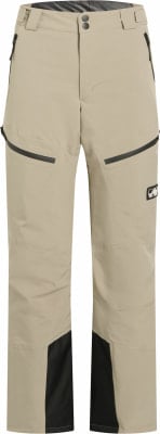 Beige Skihose mit schwarzen Details und Logo am Oberschenkel. Beige Skihose mit schwarzen Details und Logo am Oberschenkel.