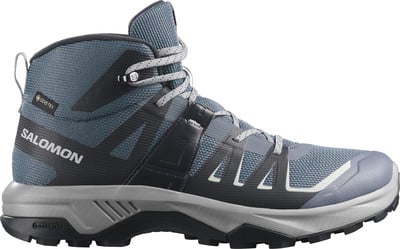Salomon Wanderschuh mit Gore-Tex, dunkelblau und grau. Salomon Wanderschuh mit Gore-Tex, dunkelblau und grau.