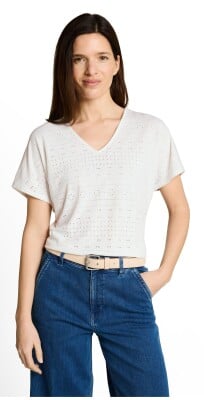 Tom Tailor V-Neck női póló