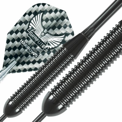 Harrows Black Arrow 3er-Set Steel Dartpfeile