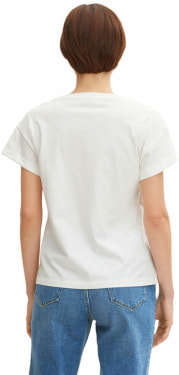 TOM TAILOR Crew Neck Rib női póló rövid ujjú