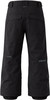 Schwarze Skihose mit Markenlogo und Gesäßtaschen.