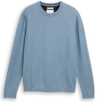 Tom Tailor Basic Crewneck férfi pulóver