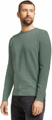 Tom Tailor Basic Crew Neck férfi pulóver