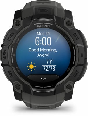 Garmin Instinct 3 Amoled Multisport Smartwatch - 50mm
