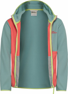 Jack Wolfskin Actamic Grid Midlayer mit Kapuze