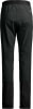Schwarze Hose mit elastischem Bund und Logo am Bein.