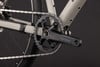 Detail des GRX Kettenblatts und der Kette am Fahrrad.