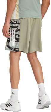 Train Essentials Camo 3-Streifen Shorts