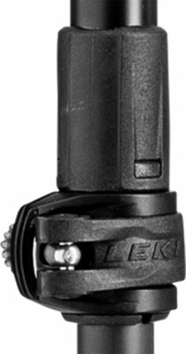 Leki Trekové hole Black Series Carbon