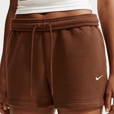 Nike Studio Fleece Mid-Rise 4"inch Shorts Nike Studio Fleece Mid-Rise 4"inch Shorts