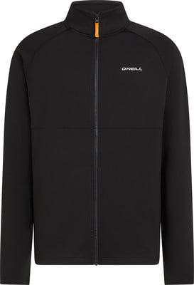 Schwarze O'Neill Herrenjacke mit Reißverschluss und Logo auf der Brust.