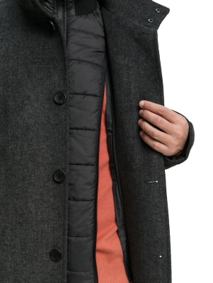 Tom Tailor 2 In 1 Wool Coat férfi kabát