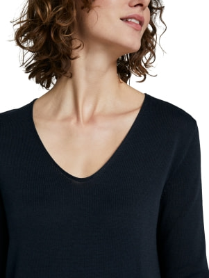 Tom Tailor Basic V-Neck női pulóver