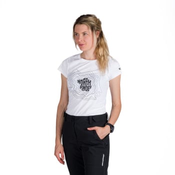 Northfinder Mandi, dámske outdoorové tričko z organickej bavlny