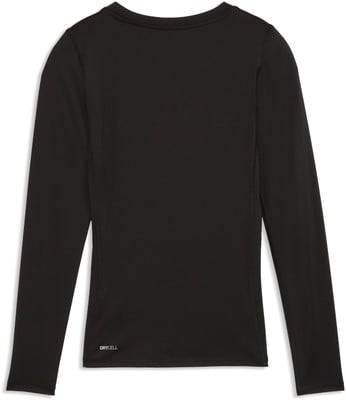Schwarzes Langarmshirt mit DRYCELL-Technologie. Schwarzes Langarmshirt mit DRYCELL-Technologie.