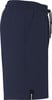 Marineblaue Shorts mit Kordelzug und Logo am Saum.
