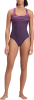 Damen-Badeanzug in Lila mit rosa Muster