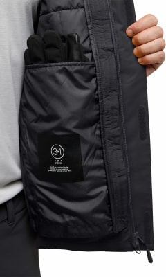 Jack Wolfskin Jack Wolfskin Jasper 3In1 Wanderjacke mit Kapuze PRIMALOFT
