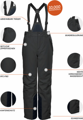 Killtec KSW 79 Skihose mit Träger