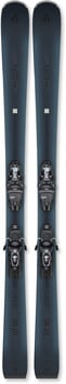 Fischer The Curv GT 80 Skier mit Bindung in Dunkelblau.