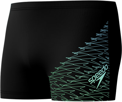 Speedo MEDLEY LOGO ASHT AM-Badehose mit Bein 80% rec. PA, 20% EA