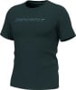 Dunkelgrünes Herren-T-Shirt mit kurzen Ärmeln und Dynafit-Logo.