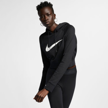 Swoosh Cropped Hoodie női kapucnis felső