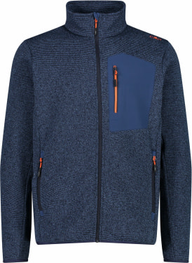 Man Jacket férfi fleece kabát Knit Tech