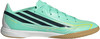 Grüne Adidas Fußballschuhe mit dunklen Streifen und HYPERFAST-Schriftzug.
