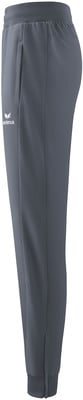 Graue Sporthose mit Seitenpaneel und Erima-Logo. Graue Sporthose mit Seitenpaneel und Erima-Logo.