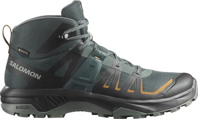 Herren-Wanderschuh von Salomon mit Gore-Tex-Membran und Contagrip-Sohle. Herren-Wanderschuh von Salomon mit Gore-Tex-Membran und Contagrip-Sohle.