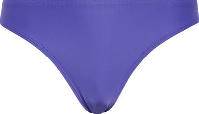 Violette Damen-Bikinihose mit hohem Bund und hohem Beinausschnitt. Violette Damen-Bikinihose mit hohem Bund und hohem Beinausschnitt.
