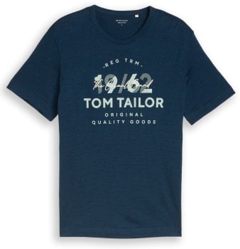 Tom Tailor Printed Fine St. férfi póló