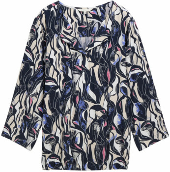 Tom Tailor TOM TAILOR Printed Blouse Női 3/4-es blúz