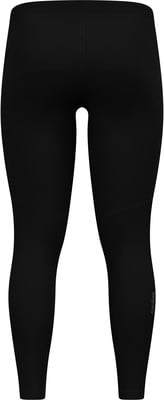 Schwarze Damenleggings mit zartem Muster an den Oberschenkeln und Logo. Schwarze Damenleggings mit zartem Muster an den Oberschenkeln und Logo.
