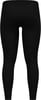 Schwarze Damenleggings mit zartem Muster an den Oberschenkeln und Logo.