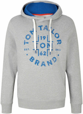 Tom Tailor Printed Hoodie férfi kapucnis felső