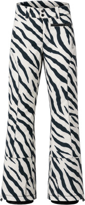 Damen-Skihose mit Zebramuster und Reißverschluss. Damen-Skihose mit Zebramuster und Reißverschluss.
