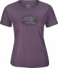 Lila T-Shirt mit dem Aufdruck Active Rebel und dem Markenlogo.