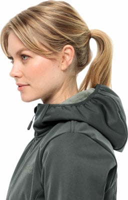 Jack Wolfskin Windhain Softshelljacke mit Kapuze
