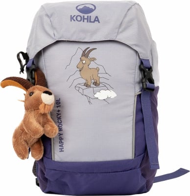 Kohla Happy Rocky 10 Wanderrucksack mit Plüschtier Kohla Happy Rocky 10 Wanderrucksack mit Plüschtier