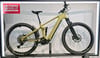 Grünes E-Bike mit Federung und Aufschrift FIRMEN RADL.AT.